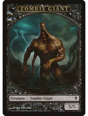 Token/Ficha Zombie Giant