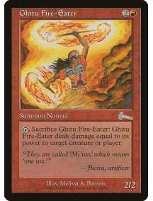 Ghitu Fire-Eater / Engolidor de Fogo Ghitu