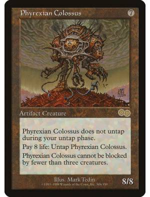 Colosso Phyrexiano / Phyrexian Colossus ( Missprint )