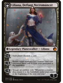 (Foil) Liliana, Heretical Healer // Liliana, Defiant Necromancer