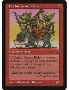Goblin Swine-Rider / Goblin Jóquei de Suínos