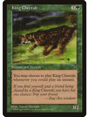 King Cheetah / Guepardo Rei