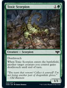 Escorpião Tóxico / Toxic Scorpion