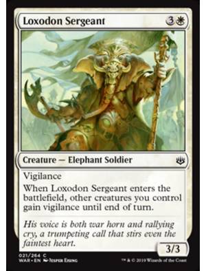 (Foil) Sargento Loxodonte / Loxodon Sergeant