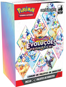 Combo de Pacotes de Booster - Evoluções Prismáticas - em português