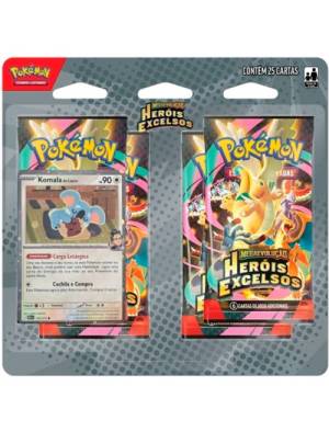 Blister Quádruplo Megaevolução 2.5 - Heróis Excelsos - Komala
