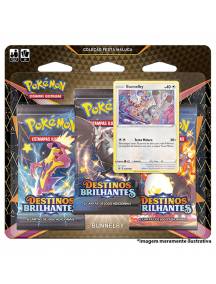 Triple Pack Pokémon Bunnelby Destinos Brilhantes Coleção Festa Maluca