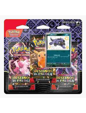 Blister Triplo Pokémon Destinos de Paldea Maschiff Brilhante