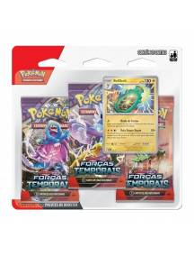 Triple Pack Pokémon Bellibolt Escarlate e Violeta 5 Forças Temporais 