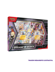 Box Pokémon Coleção Garchomp ex da Cíntia