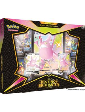 Box Pokémon Crobat Brilhante VMAX Destinos Brilhantes