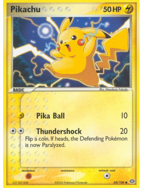 Carta Pokémon TCG Pikachu 1999 - Versão Portuguesa Alhadas • OLX