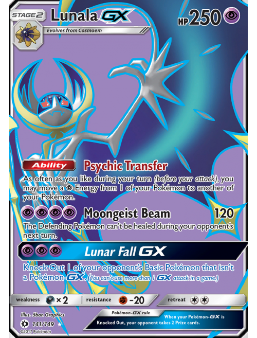 Lunala GX (SM17) - Carta Avulsa - Pokémon TCG