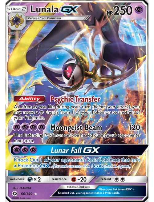 Lunala GX (SM17) - Carta Avulsa - Pokémon TCG