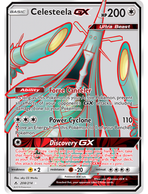 Pokemon Card Celesteela GX