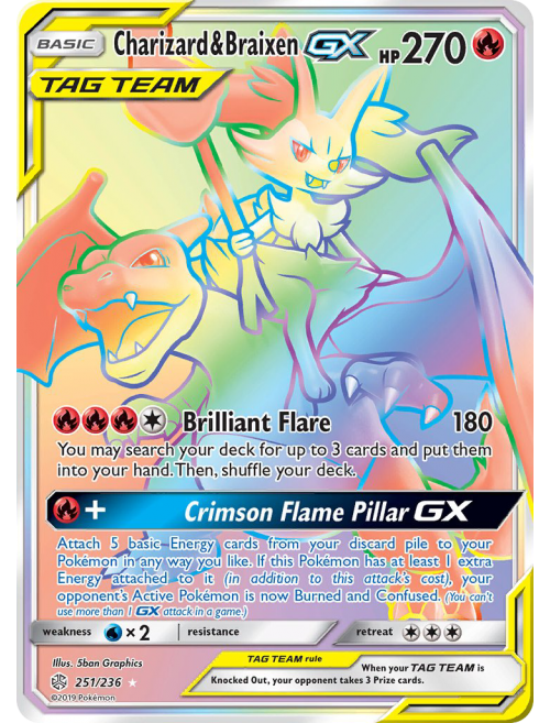 Charizard E Braixen GX Pokémon Carta Em Português 22/236 - Deck de Cartas -  Magazine Luiza