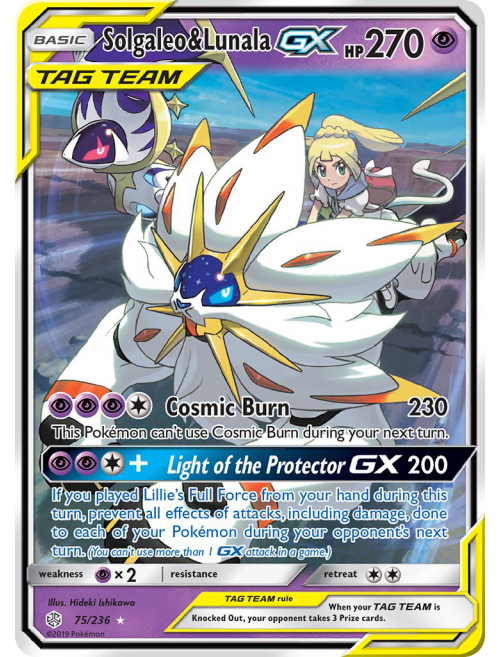 Solgaleo & Lunala GX (75/236) [Sun & Moon: Cosmic Eclipse