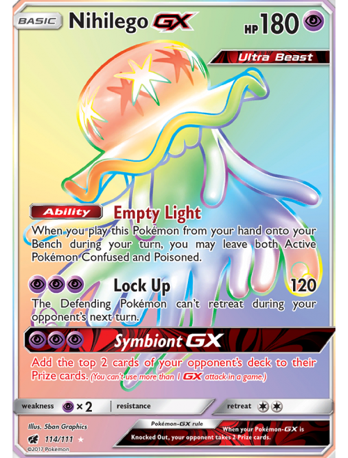 Nihilego-GX CIN 49  Pokemon TCG POK Cards