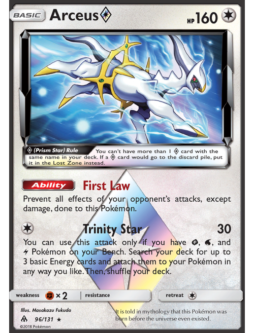 Carta Avulsa Pokémon Lendário Arceus Xy - São Paulo