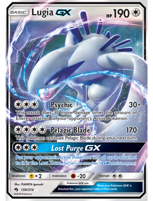 Lugia Ex - Carta Pokémon Original Tempestade Plasma, Jogo de Tabuleiro  Original Copag Usado 67807863