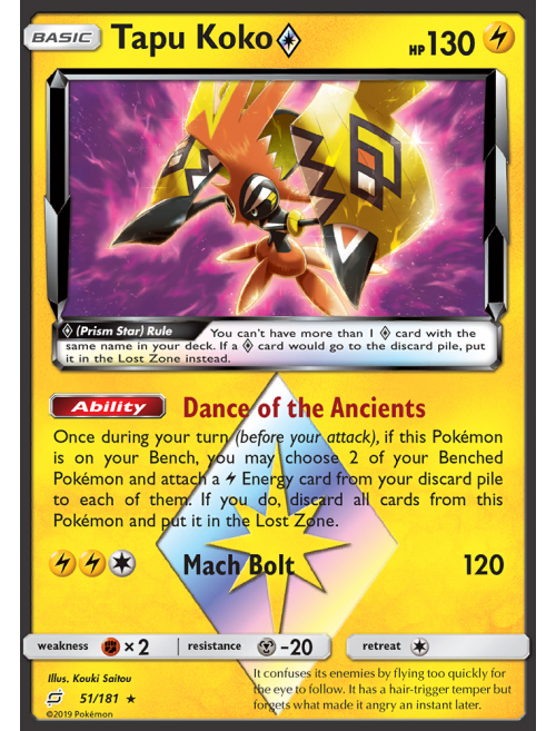 NEW!!!! Pokémon TCG Tapu Koko