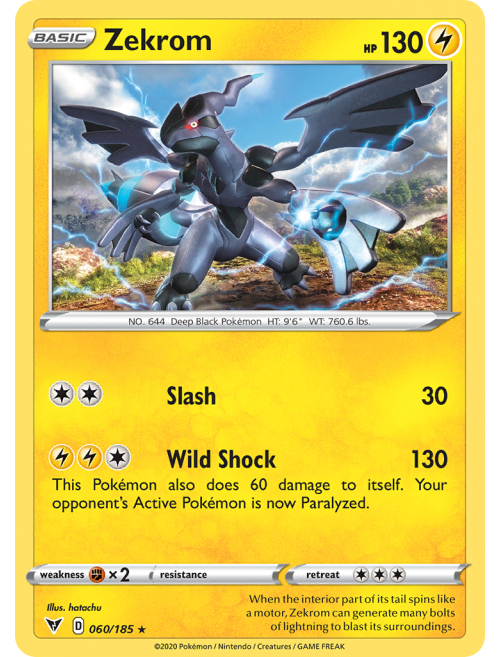 Pokemon - Zekrom (XY76) - XY Black Star Promos - Holo