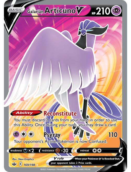 Galarian Articuno SWSH Black Star Promos, Pokémon