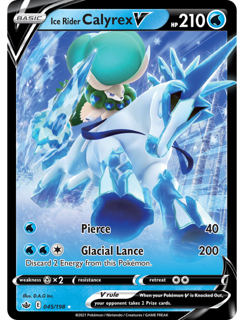 Pokemon TCG: Ice Rider Calyrex V Box : : Brinquedos e