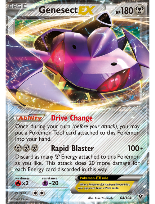 Carta Pokémon Genesect Ex  Jogo de Tabuleiro Pokémon Usado