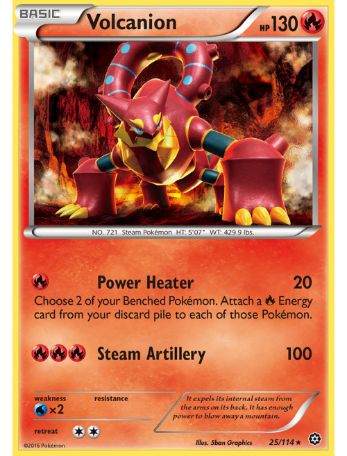 Volcanion, Elos Inquebráveis, Banco de Dados de Cards do Estampas  Ilustradas