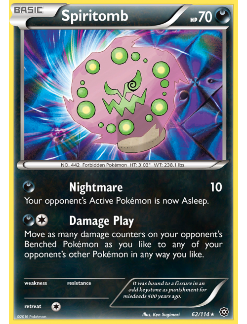 Carta Pokemon Spiritomb