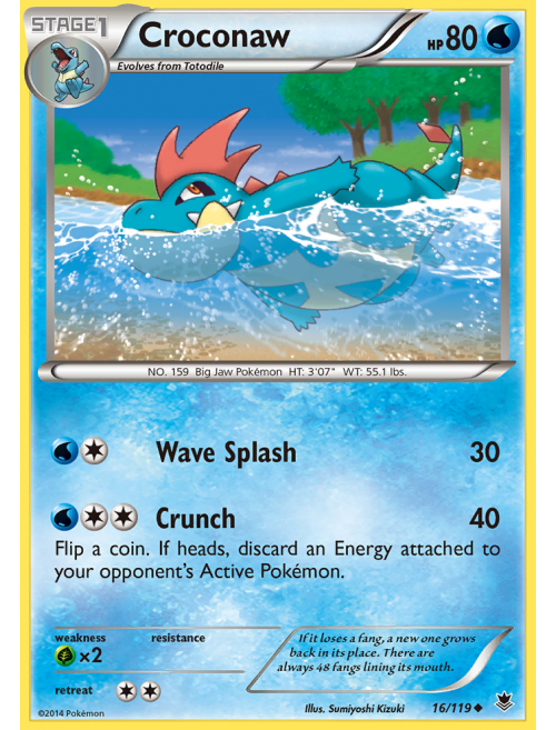 Croconaw δ, EX Dragon Frontiers, TCG Card Database