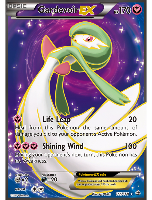 Card Gardevoir-EX 155/160 da coleção Primal Clash