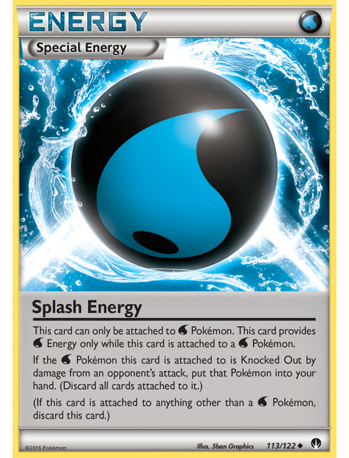 20 Cartas De Energia Tipo Água Pokémon