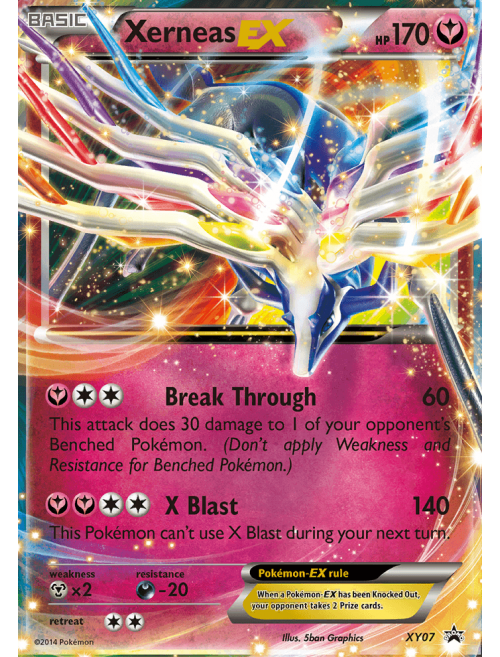 Carta Pokémon Lendário Xerneas Ex Xy Promo 7 no Shoptime