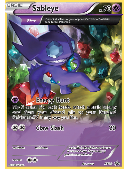 Triple Pack Pokémon Cards XY Turbo Revolução Sableye - Copag - A